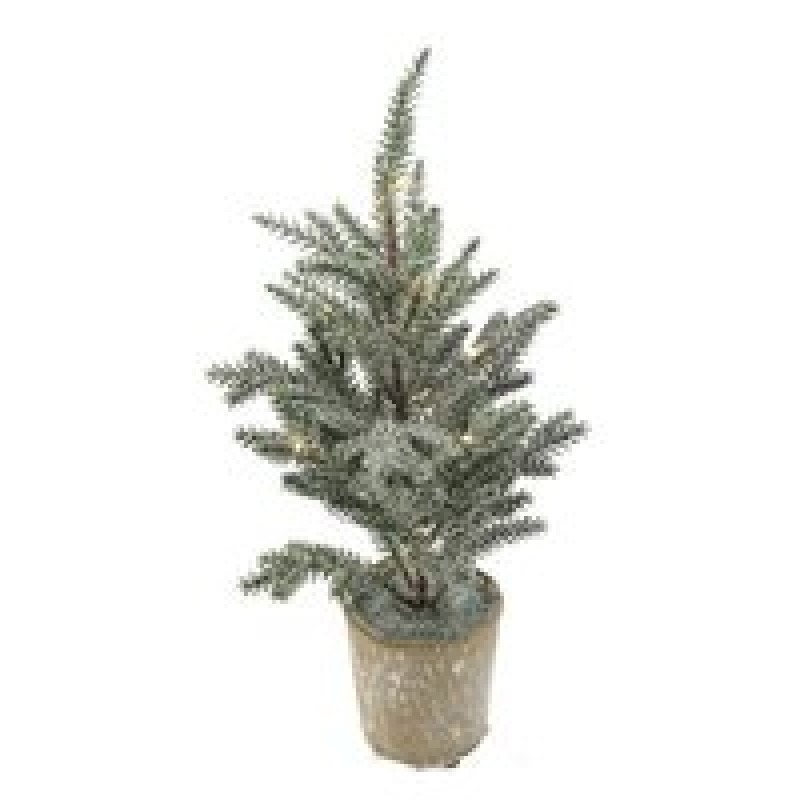 mini kerstboom met verlichting